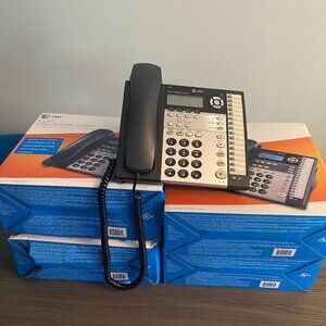 AT&T 1070 Telephone Multiline Business Phone with head set jack. Lot of 5 X
